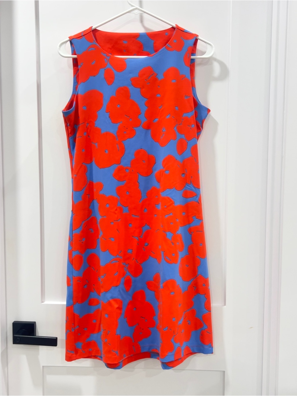 MAHI GOLD Ryder  Red and Blue Sheath Mini Dress